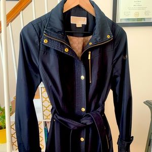 Michael kors  small navy blue windbreaker women’s coat